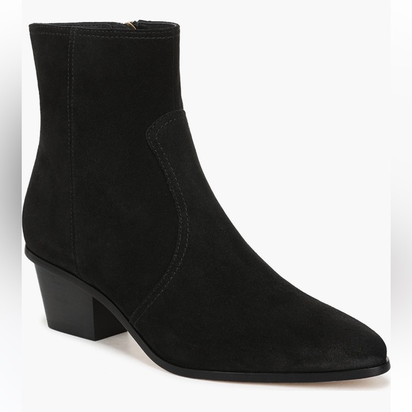 Veronica Beard Black Heeled Boots